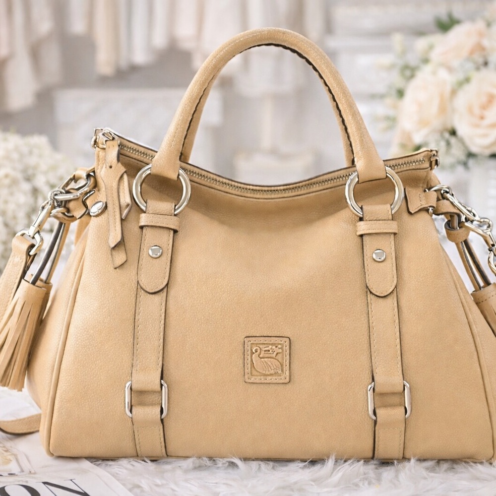 Dooney & Bourke Tan Satchel Handbag